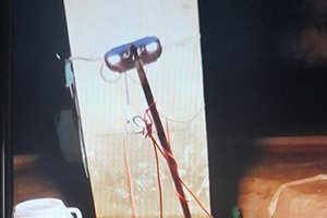 地下室堵漏施工現(xiàn)場